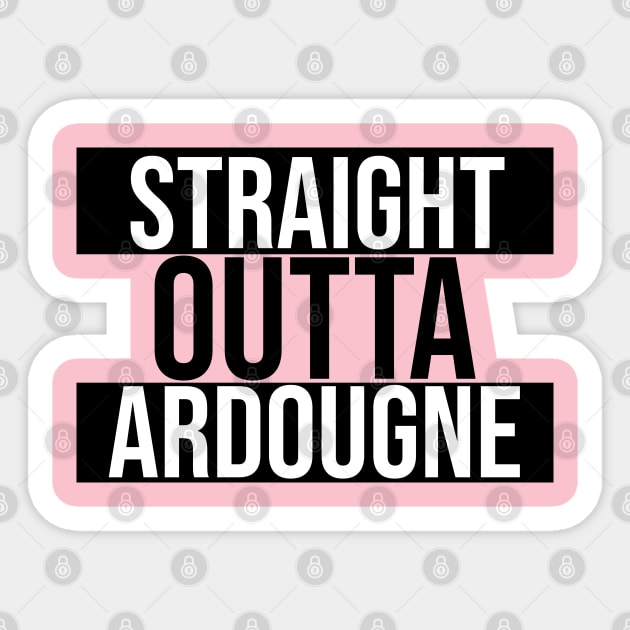 Straight Outta Ardougne Sticker by OSRSShirts